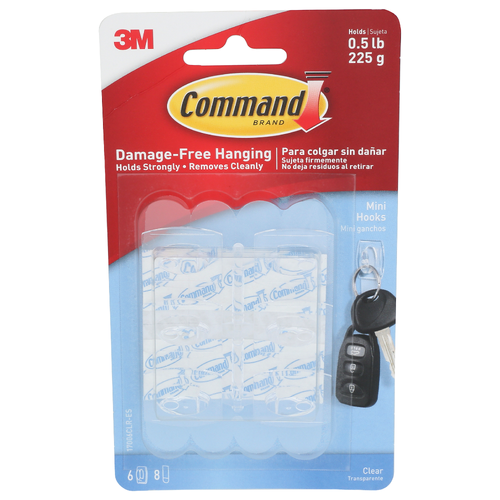3M Commandear Mini Hooks - 1 Each