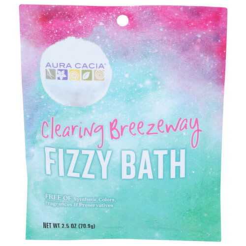 Aura Cacia Fizzy Bath Clearing Breezeway - 2.5 Ounce
