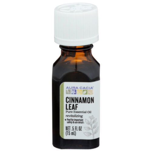 Aura Cacia Essential Oil Cinnamon Leaf - 0.5 Fluid Ounce