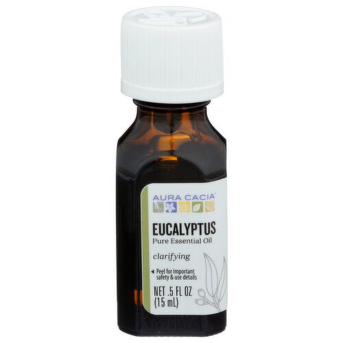 Aura Cacia Essential Oil Eucalyptus - 0.5 Fluid Ounce