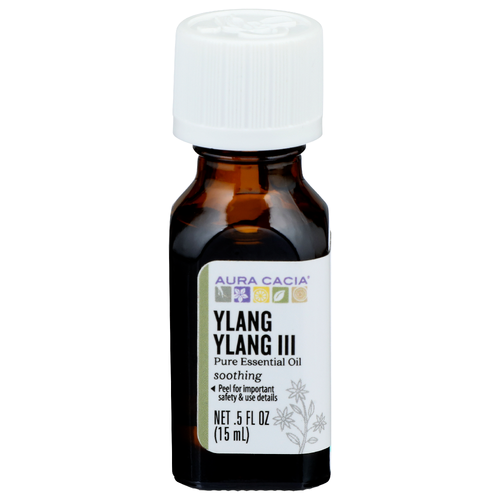 Aura Cacia Ylang III Soothing Pure Essential Oil - 0.5 Fluid Ounce