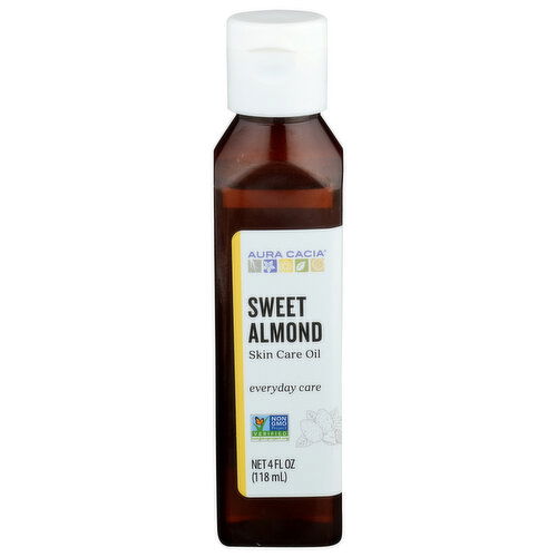 Aura Cacia Skin Care Oil Sweet Almond - 4 Fluid Ounce