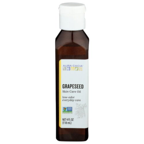 Aura Cacia Skin Care Oil Grapeseed - 4 Fluid Ounce