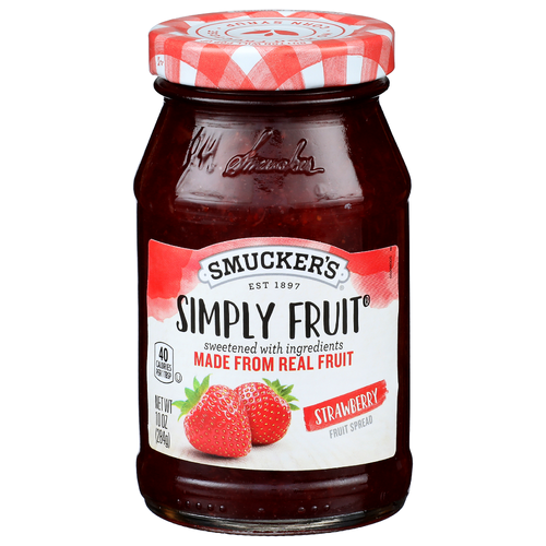 Smucker's Simply Fruit Strawberry Spread - 10 Ounce Image 1 of 7