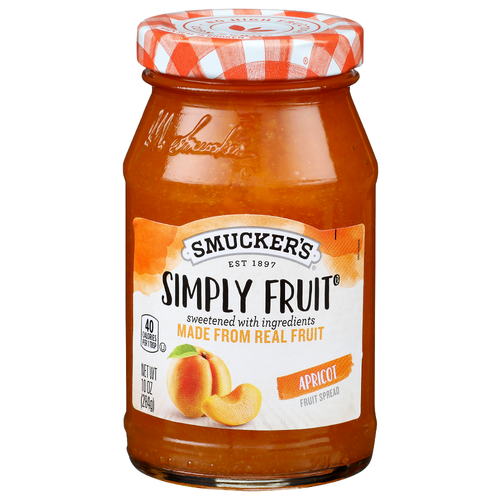 Smucker's Simply Fruit Apricot Spread - 10 Ounce Image 1 of 7