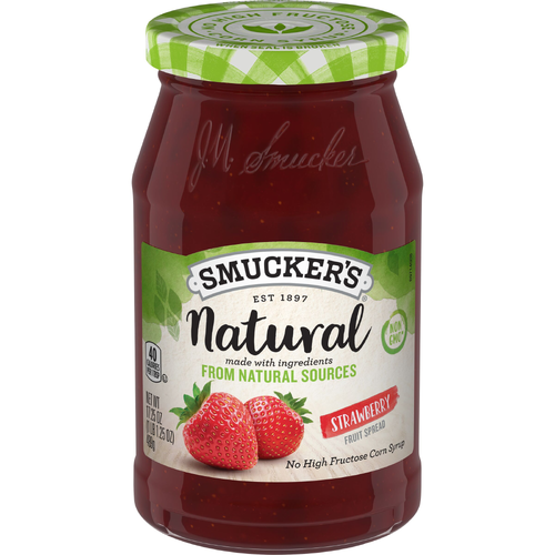 Smucker's Strawberry Natural Spread - 17.25 Ounce Image 1 of 2