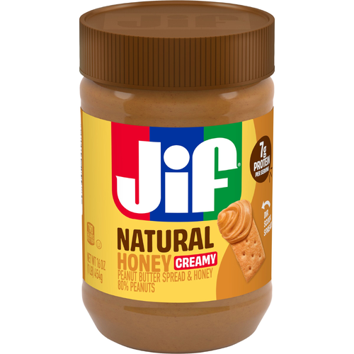 Jif Honey Peanut Butter Spread - 16 Ounce Image 1 of 4
