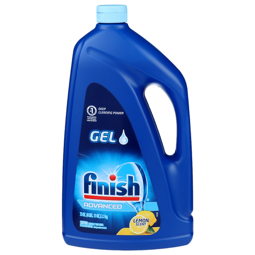 Finish Advanced Lemon Scent Gel Automatic Dishwasher Detergent - 75 Ounce