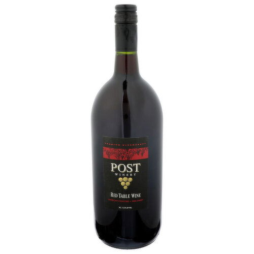 Post Winery Semi-Sweet Red Table Wine - 1.5 Liter