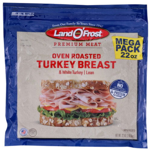 Land O'Frost Lof Prem Oven Rst Tky Brst - 22 Ounce