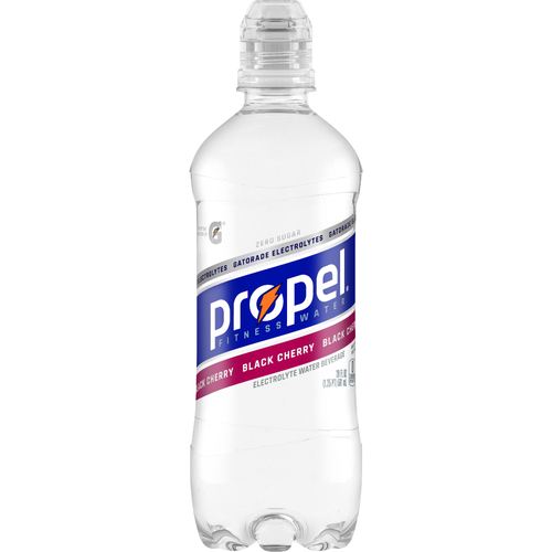 Propel Zero Sugar Electrolyte Water Beverage Black Cherry - 20 Fluid Ounce