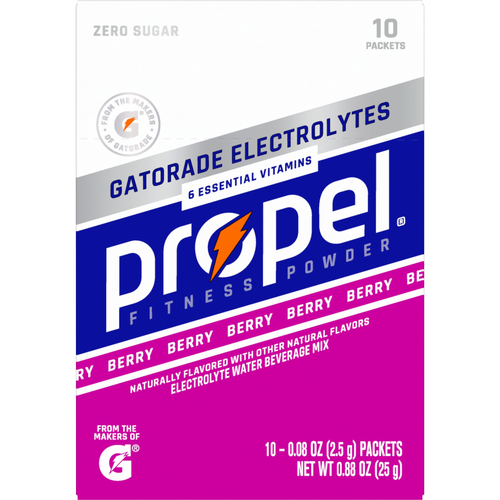 Propel Electrolyte Water Beverage Mix Berry - 0.88 Ounce