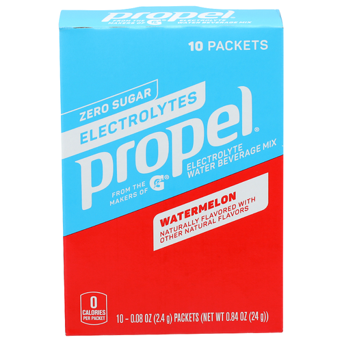 Propel Watermelon Electrolyte Water Beverage Mix - 0.084 Ounce - 10 Count