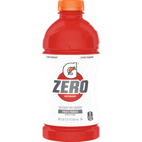 Gatorade Zero Sugar Thirst Quencher Fruit Punch Naturally Flavored - 28 Fluid Ounce