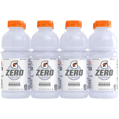 Gatorade Zero Sugar Thirst Quencher Glacier Cherry - 160 Fluid Ounce