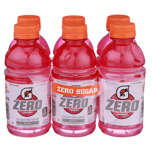 Gatorade Zero Berry Sugar Thirst Quencher - 12 Fluid Ounce - 6 Count