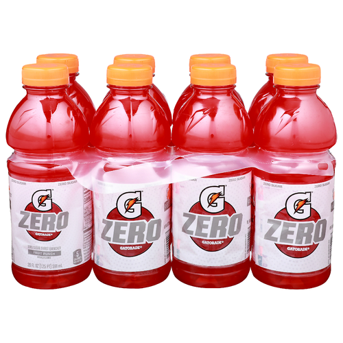Gatorade Zero Fruit Punch Thirst Quencher - 8 Count