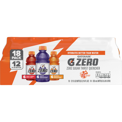 Gatorade Zero Sugar Thirst Quencher Variety Pack - 216 Fluid Ounce