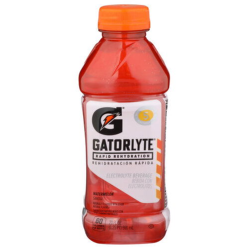 Gatorlyte Watermelon Electrolyte Beverage - 20 Fluid Ounce