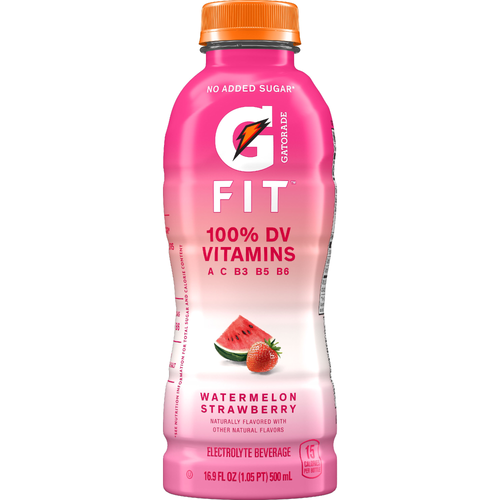 Gatorade Fit Electrolyte Beverage Watermelon Strawberry - 16.9 Fluid Ounce