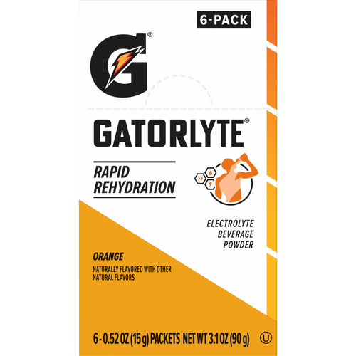 Gatorade Gatorlyte Electrolyte Beverage Powder Orange - 3.1 Ounce