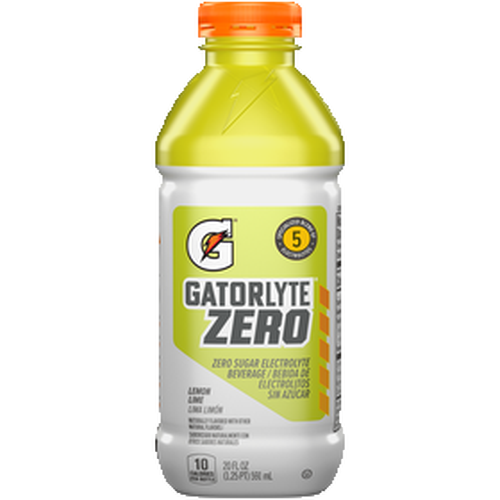 Gatorade Gatorlyte Zero Sugar Electrolyte Beverage Lemon Lime - 20 Fluid Ounce