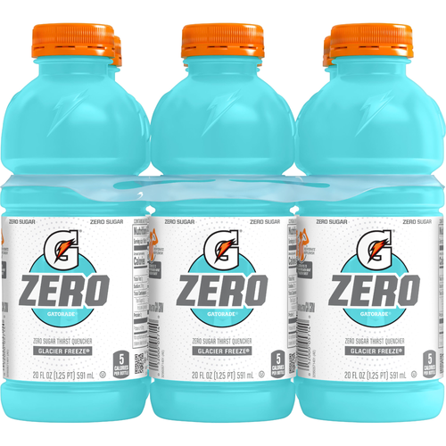 Gatorade Zero Sugar Glacier Freeze Thirst Quencher - 120 Fluid Ounce