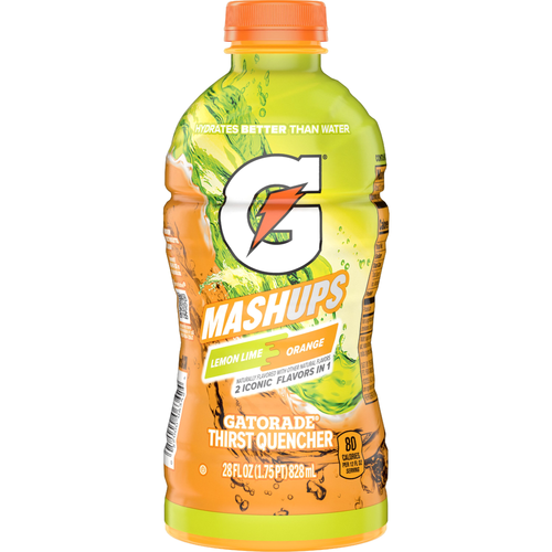 Gatorade Mashups Thirst Quencher Lemon Lime Orange - 28 Fluid Ounce