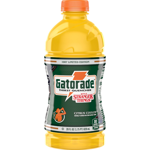 Gatorade Stranger Things Citrus Cooler Thirst Quencher - 28 Fluid Ounce