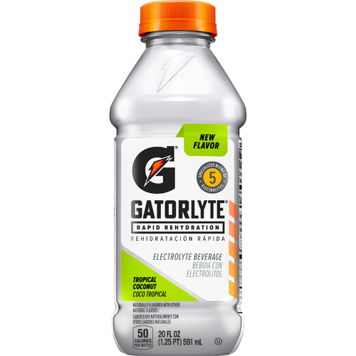 Gatorade Gatorlyte Lower Sugar Electrolyte Beverage Tropical Coconut - 20 Fluid Ounce Image 1 of 3