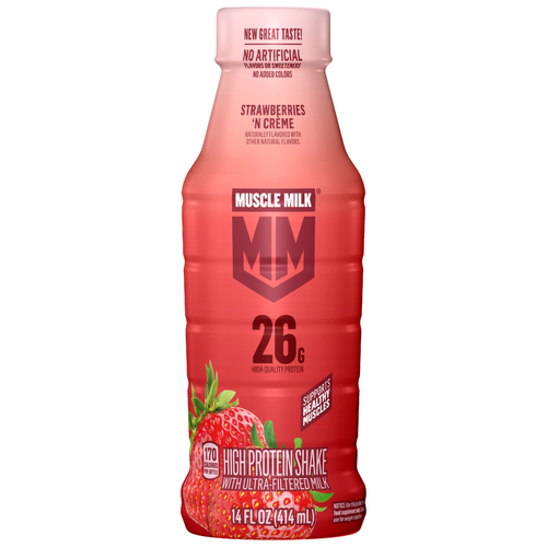 Muscle Milk High Protein Shake With Ultra-Filtered Strawberries 'n Cream - 14 Fluid Ounce