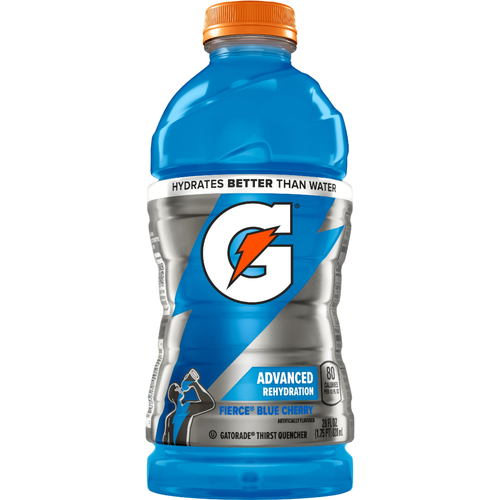 Gatorade Fierce Thirst Quencher Blue Cherry Artificially Flavored - 28 Fluid Ounce