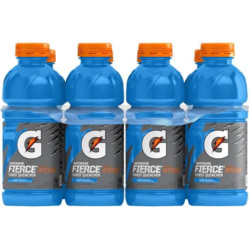 Gatorade Fierce Thirst Quencher Blue Cherry Artificially Flavored - 160 Fluid Ounce Image 1 of 3