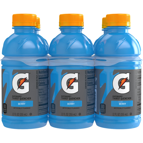 Gatorade Thirst Quencher Berry Artificially Flavored - 72 Fluid Ounce