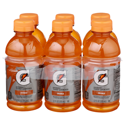 Gatorade Orange Thirst Quencher - 12 Fluid Ounce - 6 Count