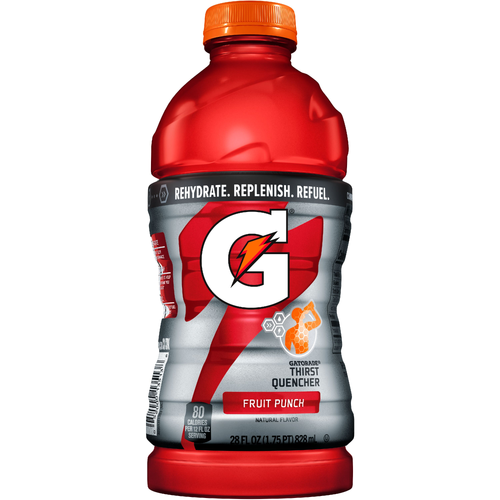 Gatorade Thirst Quencher Fruit Punch Natural Flavor - 28 Fluid Ounce