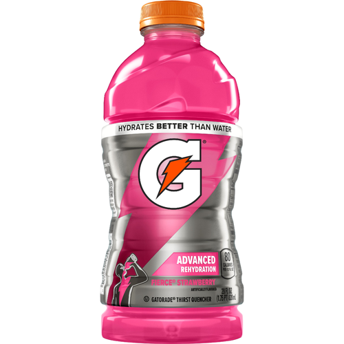 Gatorade Fierce Thirst Quencher Strawberry Artificially Flavored - 28 Fluid Ounce
