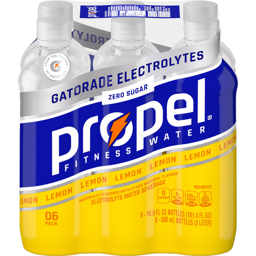 Propel Zero Sugar Electrolyte Water Beverage Lemon - 101.4 Fluid Ounce