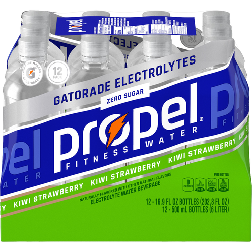 Propel Zero Sugar Electrolyte Water Beverage Kiwi Strawberry - 202.8 Fluid Ounce