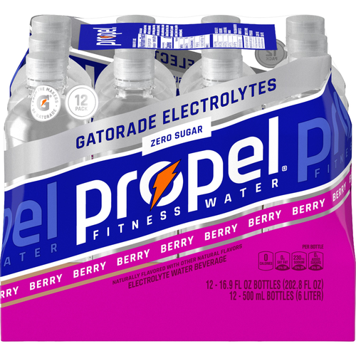Propel Zero Sugar Electrolyte Water Beverage Berry - 202.8 Fluid Ounce