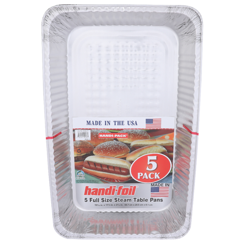 Handi-Foil Steam Table Pans - 5 Count