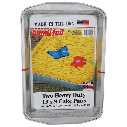 Handi-Foil Hf 13x9 Hvy Duty Cake Pan - 2 Count