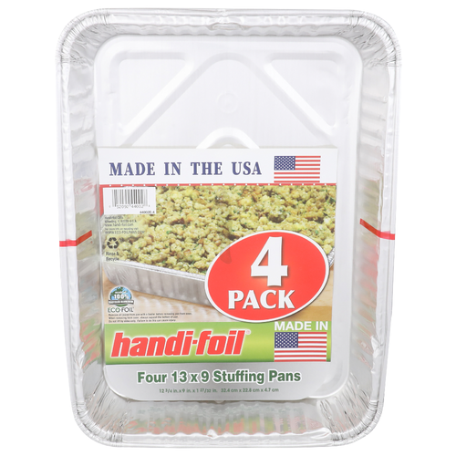 Handi-Foil Stuffing Pans - 4 Count