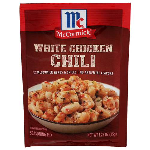 Mccormick White Chicken Chili Seasoning Mix - 1.25 Ounce