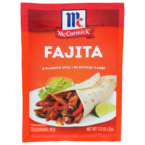 Mccormick Fajita Seasoning Mix - 1.12 Ounce