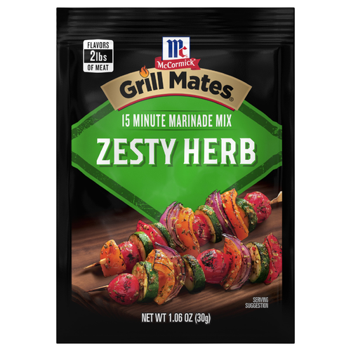 McCormick Grill Mates Zesty Herb Marinade Seasoning Mix - 0.07 Pound