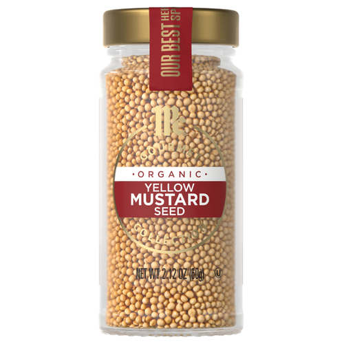 McCormick Gourmet Organic Yellow Mustard Seed - 0.13 Pound