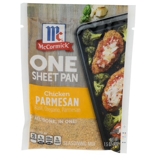 Mccormick One Sheet Pan Chicken Parmesan Seasoning Mix - 1.5 Ounce