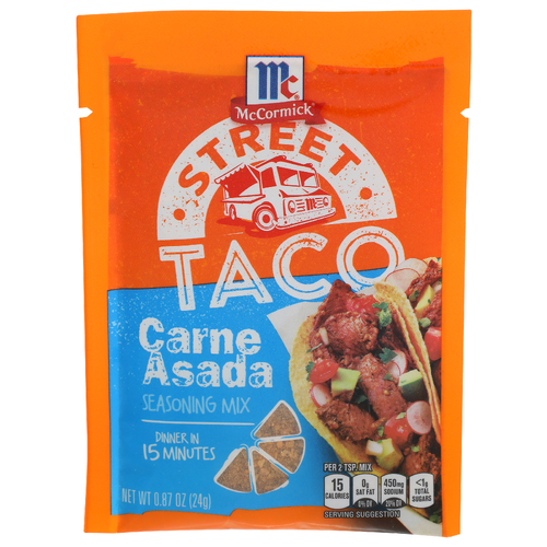 Mccormick Street Taco Carne Asada Seasoning Mix - 0.87 Ounce