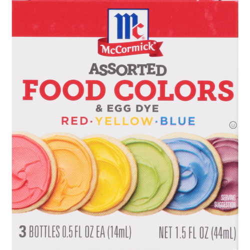 McCormick Assorted Food Colors & Egg Dye - 0.1 Pound Image 1 of 2